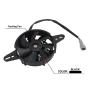Motorcycle Radiator Cooling Fan - Electric Cooling Thermal Fan Motor 12V for Chinese 200cc 250cc Quad ATV 4 Wheeler Go Kart Dirt Pit Bike UTV