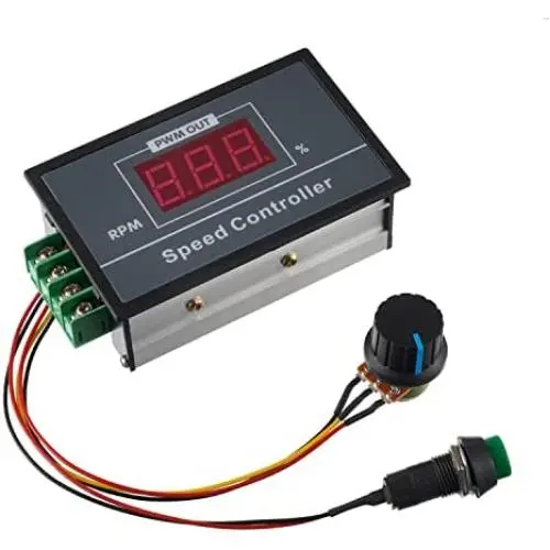 BOJACK DC Motor Speed Controller with Digital Display PWM 30A 6-60V 12V 24V 36V 48V LED Display Control Circuit Board with Start Stop Switch BOJACK DC Motor Speed Controller with Digital Display PWM 30A 6-60V 12V 24V 36V 48V LED Display Control Circuit Board with Start Stop Switch