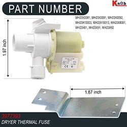 WH23X10030 Washer Drain Pump Compatible with GE Hotpoint washer. Replaces AP5803461, PS8768445, WH23X10013, J27-769, WH23X0081, WH23X10003, WH23X91 and more