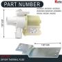 WH23X10030 Washer Drain Pump Compatible with GE Hotpoint washer. Replaces AP5803461, PS8768445, WH23X10013, J27-769, WH23X0081, WH23X10003, WH23X91 and more