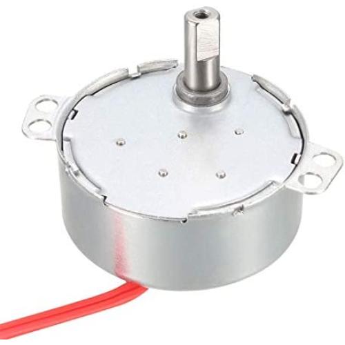 uxcell Synchronous Motor AC 12V 4-5RMP 50-60Hz 4W Double Flat Shaft CW/CCW
