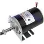 CHANCS CH-3420 Permanent Magnet 12v/24V DC Motor 30W CW/CCW Reversible Electric Gear Motor High Speed DC Adjustable-speed Motor Mounting Bracke Fixed Seat Holder for DIY Generator(24v 7000RPM)