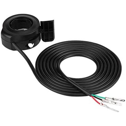 Thumb Throttle Assembly, 22mm 7/8inch Universal Thumb Throttle Cable Speed Control Assembly for E-Bike Electric Bike Scooters