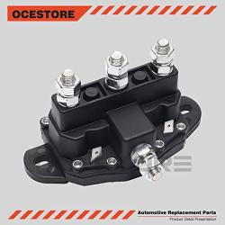 OCESTORE 214-1211A51 Winch Motor Reversing Solenoid Relay Switch 214-1211A11 Replaces 214-1211 24450 214-1211A11-0624450BX DC12V 6 Terminal