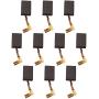 BQLZR Electric Motor Carbon Brushes 16 x 11 x 5mm for Power Tool Repair Parts Pack of 10