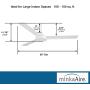 Minka-Aire F524-WHF Roto 52 Inch Ceiling Fan 3 Blades in Flat White Finish