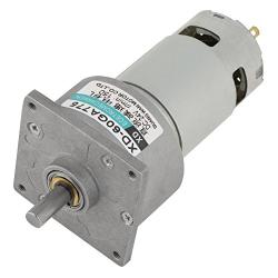 DC 12V/24V 35W Mini DC Gear Motor Metal Speed Adjustable Large Torque Motor CW/CCW(24V 150rpm)
