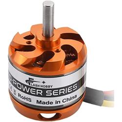 FLASH HOBBY D3536 750KV Brushless Outrunner Motor with 2-4s Lipo (750kv)