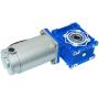 Bemonoc Electric 12V 250W High Speed DC Worm Gear Motor 240RPM with Gearbox Speed Reducer Ratio 7.5/1