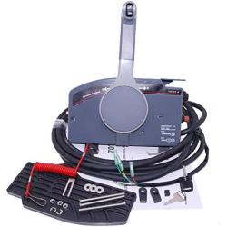 Yixin 703-48205-12-00 Outboard Side Mount Remote Control Box Compatible with Yamaha Outboard Boat Motor Engine 10 Pin Push