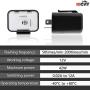 12V Speed Adjustable 2 Pin LED Electronic Flasher Relay for Motorcycle Turn Signal Direct Replacement Universal Hazard Warn Hyper Flash Relay (Black,1pcs)