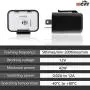 12V Speed Adjustable 2 Pin LED Electronic Flasher Relay for Motorcycle Turn Signal Direct Replacement Universal Hazard Warn Hyper Flash Relay (Black,2pcs)