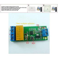 CE032 DC 5V 6V 9V 12V Motor Reversible Controller Time adjustable Delay Relay Switch 2A Drive current 5000s 0.1setp