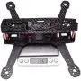 Readytosky 250mm FPV Racing Drone Frame 5 Inch Carbon Fiber Quadcopter Frame Kit with 4mm FPV Frame Arms+Lipo Battery Strap