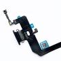 Johncase OEM Charging Port Dock Connector Flex Cable + Microphone + Vibrating Motor Buckle Replacement Part Compatible for iPhone Xs All Carriers (Black)