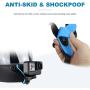 YALLSAME Helmet Chin Mount for GoPro Action Camera Go Pro Motorcycle Strap Attachment Full Face Helmet Rhino Mount Accessories for GoPro Hero 10 9 8 7 6 5 4 3 Camera for Racing High-Speed Sport