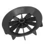 Ladieshow Small Air Compressor Fan Blade Direct‑on‑Line Motor 14mm Shaft 150mm Outer Diameter Ball Type