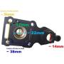 ITACO Boat Motor 6G1-45331-01 5B CA 6N0 Housing Bearing for Yamaha Outboard 6HP 8HP 2/4-stroke Boats Engine