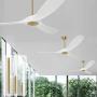 Ghicc White Ceiling Fan with Remote Control 50