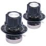 TWTADE / 2pcs rv24yn20s b502 5k ohm Single Turn Rotary Carbon Linear Variable Potentiometer,Used for Inverter Speed Regulation. Motor Speed Control + 2pcs A03 knob + 2pcs dials