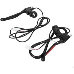 Bicycle Handle Brake Lever Handle Bar Grips Handlebar Brake E?Bike Handle Brake Lever Replacement Accessory