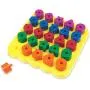 Learning Resources Stacking Shapes Pegboard, Toddler Pegboard, Stacking Pegboard Set, Fine Motor Toy, 27 Piece Set, Ages 2+