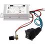 Motor Speed Controller DC 9V 12V 18V 24V 36V 50V 60V 20A Pulse Width Modulation Regulator 1200W Stepless Variable Speed Forward and Reverse Switch Pulsed Reverse Switch Pulse