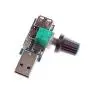 5V USB Fan Stepless Speed Controller Regulator with Switch Speed Module DC 4-12V to 2.5-8V 5W Motor Speed Regulator