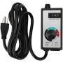 Kuuleyn Fan Speed Controller,Variable Adjuster Electronic 120v 1500w 15a Us Plug 2 Meter Cord Easy to Operate for Lights, Fans, Electric Tools, Massagers, Pumps, Etc.