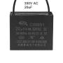 uxcell Ceiling Fan Capacitor CBB61 20uF 350V AC 2 Wires Metallized Polypropylene Film Capacitor 58x48x30mm for Electric Fan Pump Motor Generator 3Pcs