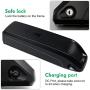 Jieoto Electric Bike Batteries 36V 12.5AH Built-in Electric Bike Lithium Battery with 2A Charger and BMS Protection Board for 500W/350W/200W Electric Lithium Bike Battery Motors