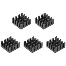 uxcell Electronic Radiators Heatsink for MOS GPU IC Chip Black 14 x 14 x 7 mm 5pcs