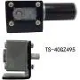 Bemonoc High Torque DC 24V Low Speed 8RPM Worm Gear Motor Reversible Speed Reduce Turbine Electric Gearbox Motor 8mm Shaft with Install Bracket