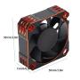VGEBY 50mm Motor Cooling Fan, RC Motor Heatsink 10000 RPM ESC Cooling Fan 8.5V/for 1/8 1/5 1/6 RC Sensored Brushless Motor