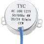 uxcell Synchronous Synchron Motor Electric Synchron Motor Turntable Motor Cup Turner Motor AC 100-127V 20-24RPM 50-60Hz CCW 4W