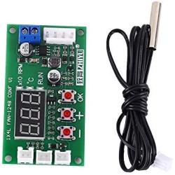 PWM Driver Module, DC 12V 24V 48V PWM 4-Wire Fan Temperature Controller Speed Governor Display Module for PC Fan/Alarm