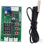 PWM Driver Module, DC 12V 24V 48V PWM 4-Wire Fan Temperature Controller Speed Governor Display Module for PC Fan/Alarm