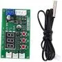 PWM Driver Module, DC 12V 24V 48V PWM 4-Wire Fan Temperature Controller Speed Governor Display Module for PC Fan/Alarm