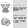 8066184 Dryer Motor Pulley Compatible with Whirlpool and Maytag Washers Replacement 3389627, 3394341, 3401143, 694871, 8066184, 8578565, W10290525, W10290531, W10299847, W10402909, WP8066184
