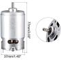 uxcell 25V 22000RPM DC Motor for DIY Electric, Electronic Projects, Drills, Robots, Remote Controlled Cars, Robot, Saw Repair, Replacement Engine