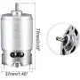 uxcell 25V 22000RPM DC Motor for DIY Electric, Electronic Projects, Drills, Robots, Remote Controlled Cars, Robot, Saw Repair, Replacement Engine