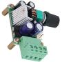 Omabeta Adjustable Power Supply Module, Voltage Regulating 2 to 4 Wire Interface Fan Speed Control Board DCDC with LED Indicator for DC Brushed Motor