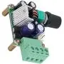 Omabeta Adjustable Power Supply Module, Voltage Regulating 2 to 4 Wire Interface Fan Speed Control Board DCDC with LED Indicator for DC Brushed Motor