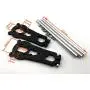 L-faster Components for Mountain Skateboard Without Motor Off-Road Skateboard Belt Drive Motor Bracket Trucks with Protect Cover