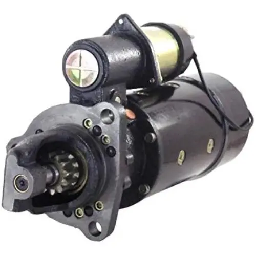 Rareelectrical NEW STARTER MOTOR COMPATIBLE WITH MASSEY FERGUSON COMBINE MF-860 MF-865 MF-9720 1990379