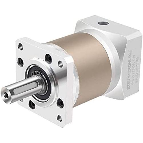 STEPPERONLINE PLE Series Planetary Gearbox Gear Ratio 50:1 Backlash 20 arc-min for Φ10mm Shaft Nema 23 Stepper Motor