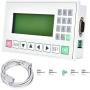 WagNian PLC All-in-one Controller,OP320- A-1-10MR, DC 24V Machine Operate Text Display Panel, 20 Keys Relay Output, LCD Screen Stepper Motor Control for CNC Router Engraving Milling, White, Standard