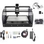 CNC 3018 Pro Max 3 Axis Desktop DIY Mini Wood Router Kit PCB PVC Milling Engraver Engraving Carving Machine GRBL Control with offline controller Hand Control (3018 Pro Max w/offline controller)
