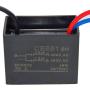 WSDMAVIS 1 Pcs Universal Motor Ceiling Fan Capacitor CBB61 450V AC 50/60 Hz 0.8UF+1.2UF 3 Wire for Ceiling Fan Motor Start Run Capacitor