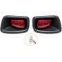MiKaFex LED Headlights and Tail Light Kits for EZGO TXT 1996-2013 Gas & Electric Carts, 12V Street Legal Lights Kit with Turn Signal Wiring Harness